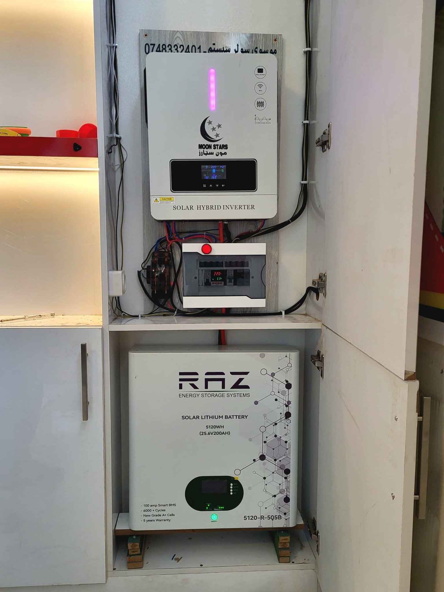  نصب موفقانه چندین سیستم سولری در نقاط مختلف شهر کابل 