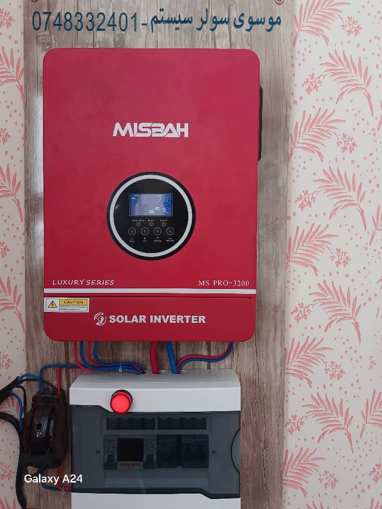  نصب سیستم های کوچک سولری در نقاط مختلف شهر کابل